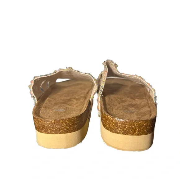 Rocket Dog Platform Sandals ANYHOO Woven Slides Women’s Shoe Size 10 Multi Color - Picture 3 of 7